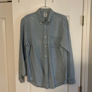 Denim Brooks Brothers long-sleeve shirt (L)
